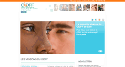 Desktop Screenshot of cidff-lille-nord.org